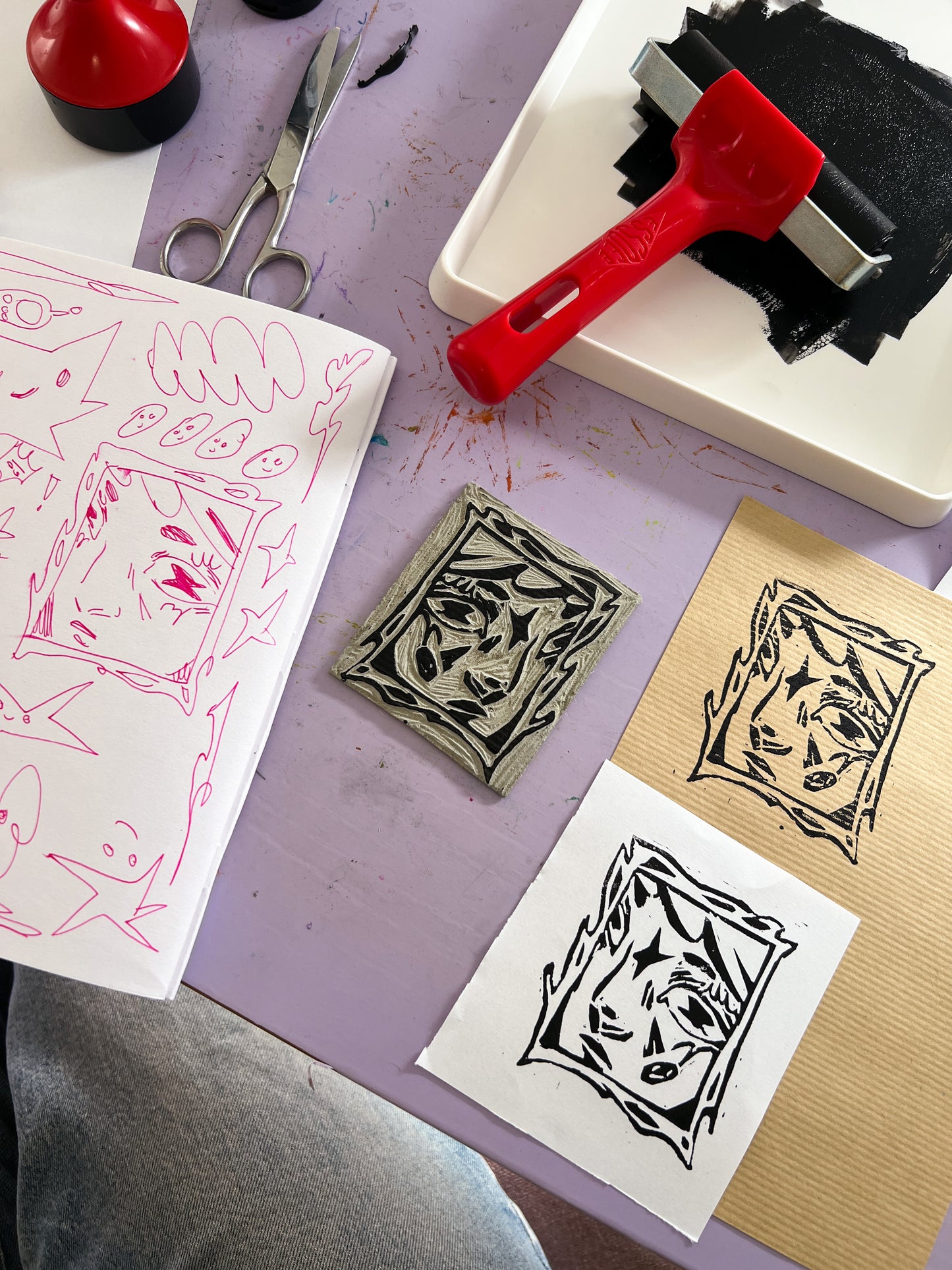 ⭐Lino Print Mail Club⭐