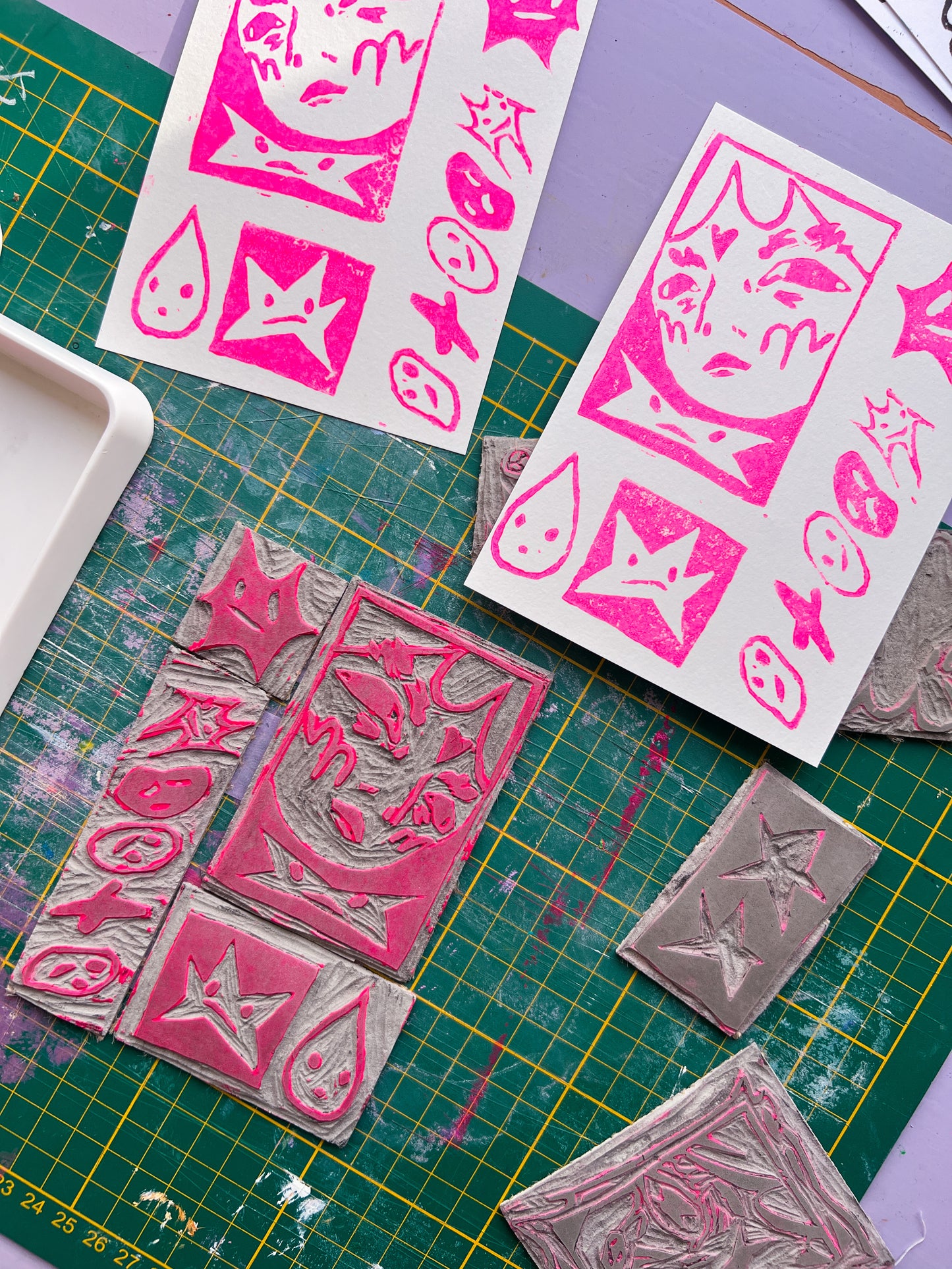 ⭐Lino Print Mail Club⭐