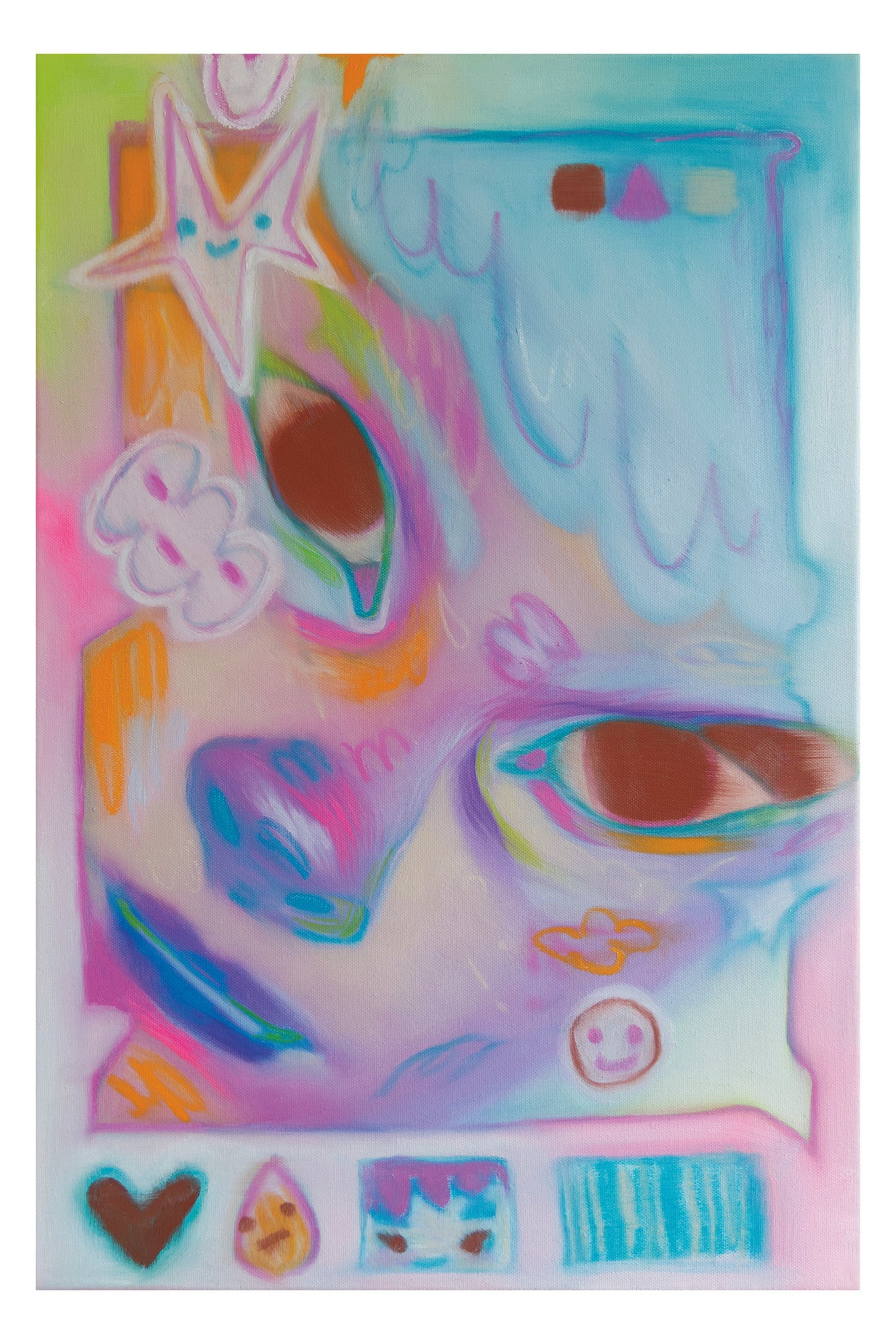 Back cover - 💗💧🙂 #8 Print