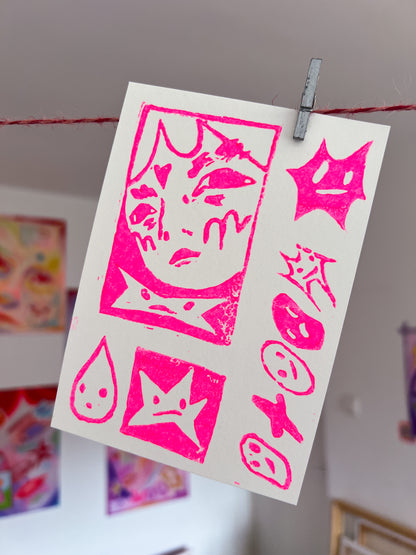 ⭐Lino Print Mail Club⭐